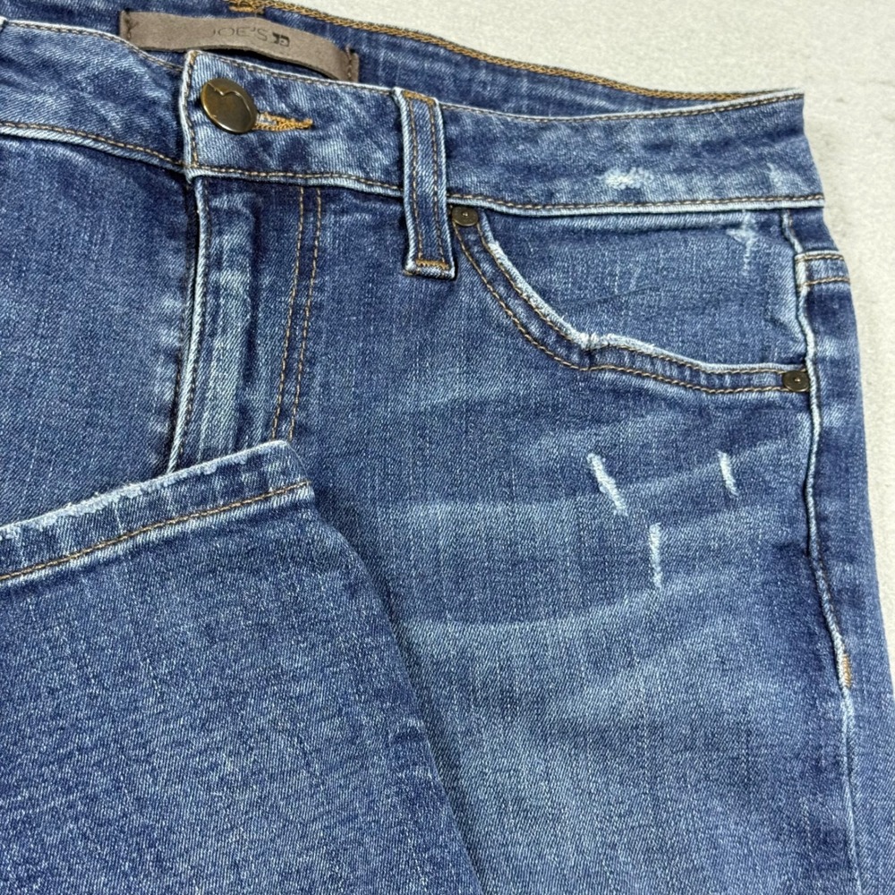 Joes Jeans Curvy Skinny Ankle Medium Wash Denim Blue Jeans Womens 27